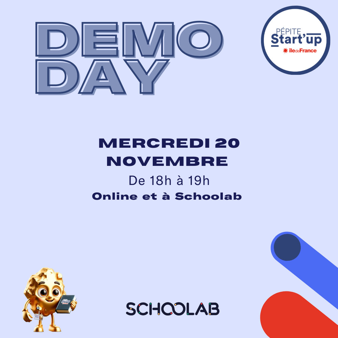 visuel pour le demo day Pepite de novembre 2024