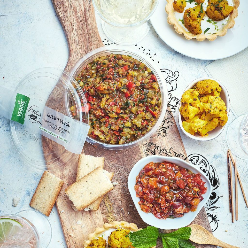 Tartare verde et tartare rosso, 2 produits de cette nouvelle gamme veggie.